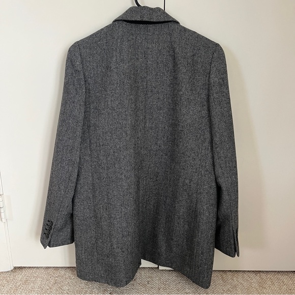 Madewell Larsen Blazer Charcoal Herringbone - Picture 6 of 8